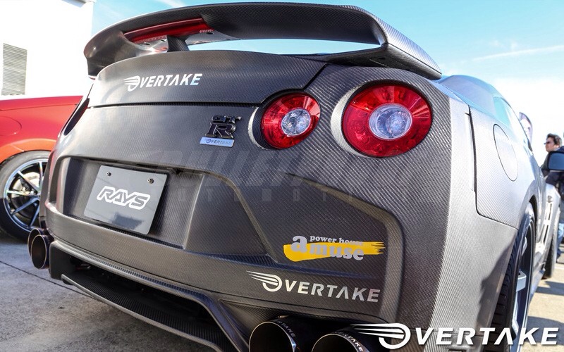 OVERTAKE DRY CARBON OEM-DESIGN SPOILER SET  FOR R35 GTR