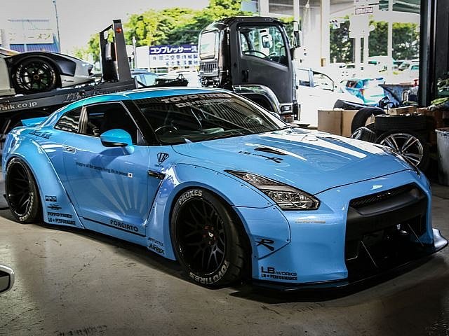 LibertyWalk R35 GTR bodykit version 2 images