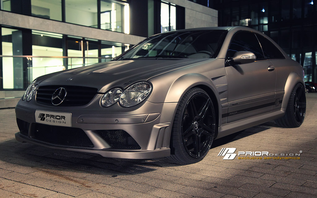 PRIOR DESIGN PD Black Edition Widebody Aerodynamic Kit for Mercedes CLK W209